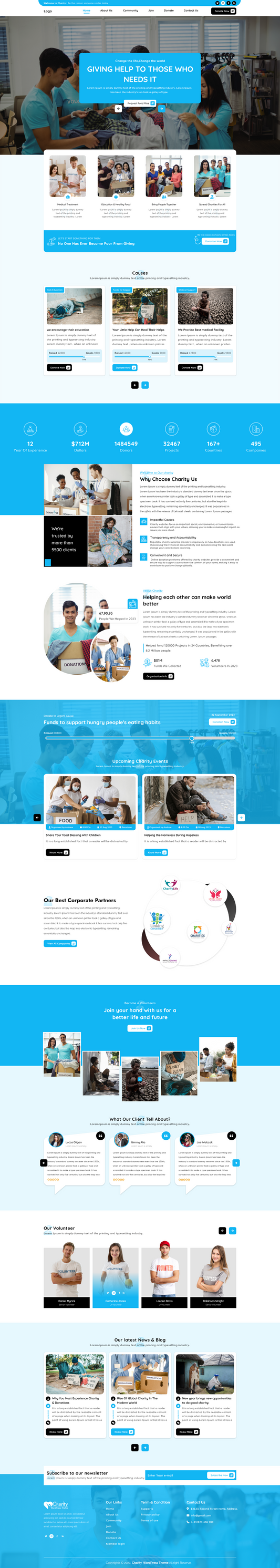 Charity WordPress Theme