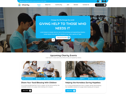 Free Charitable Trust WordPress Theme