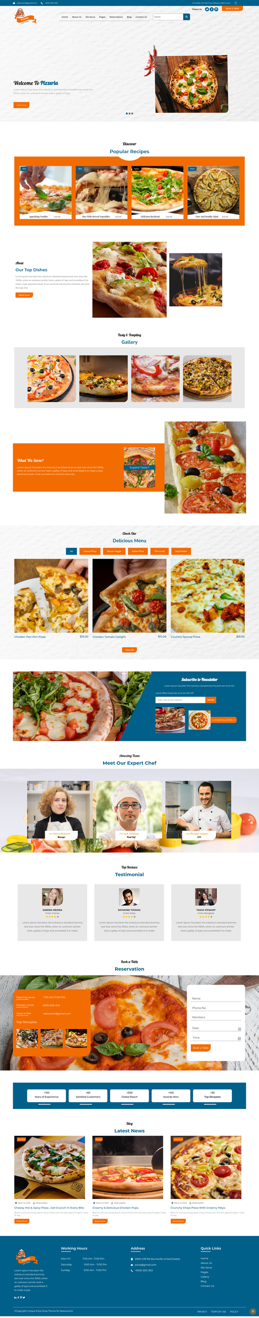 pizza-wordpress-theme